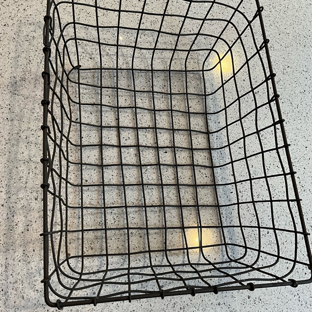 Vintage reproduction farmhouse basket